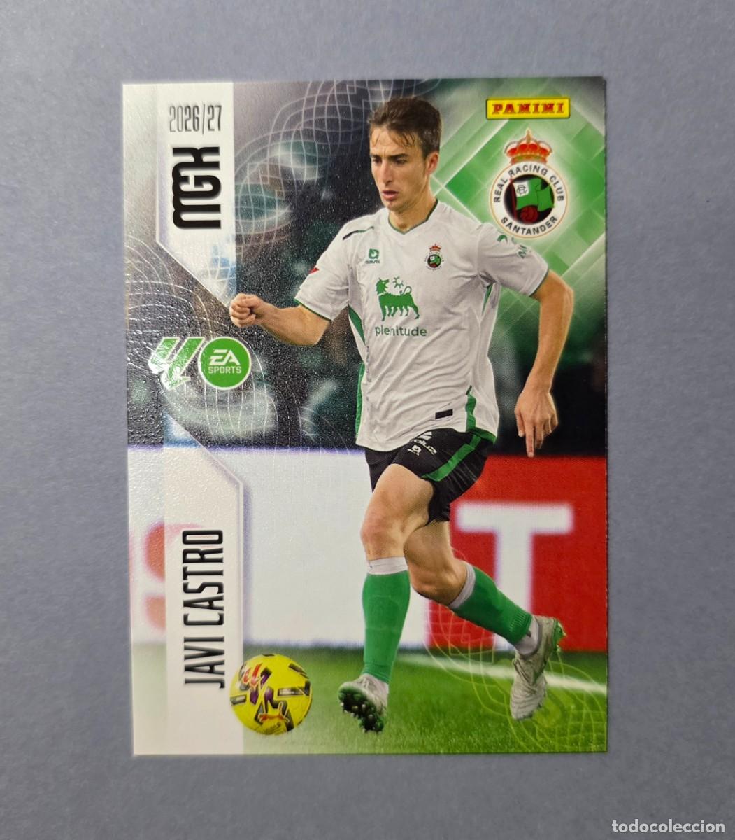Fu&szlig;ball-Sticker: 277 JAVI CASTRO - RACING SANTANDER - MEGACRACKS 2026-27 - MGK 26/27 (NUEVO)