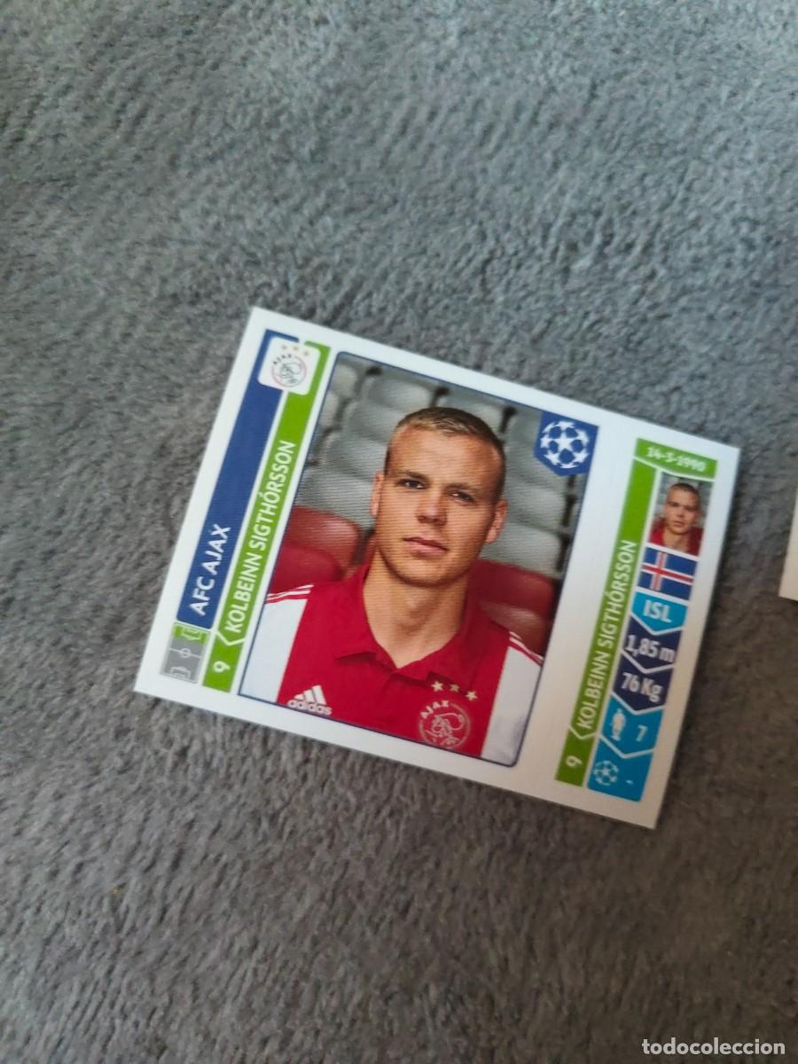 Football Stickers: 462 CHAMPIONS LEAGUE 2014 15 KOLBEINN SIGTH&Oacute;RSSON AFC AJAX STICKER PANINI 14 2015 UCL AAM