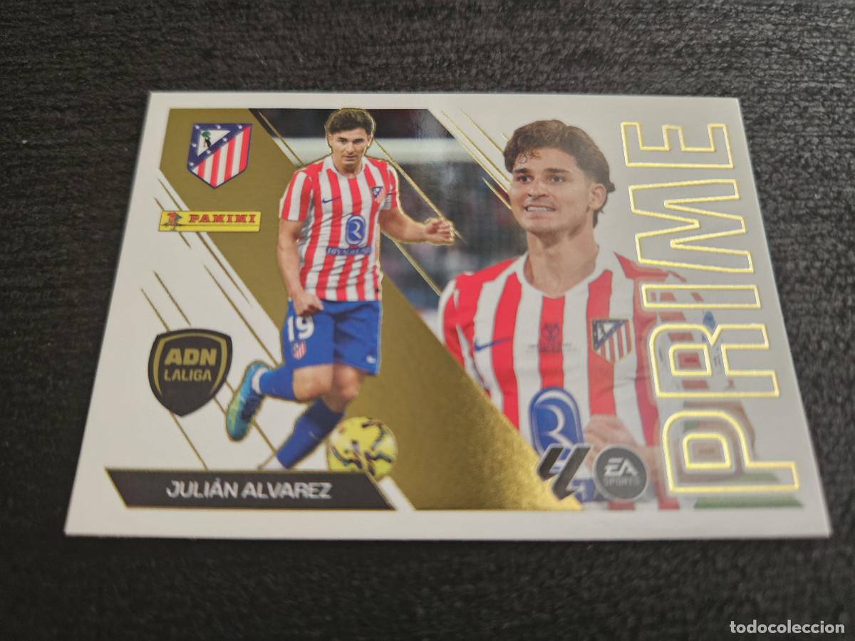 Cromos de f&uacute;tbol: LIGA ESTE 2026 2027 26 27 JULI&Aacute;N &Aacute;LVAREZ AT. MADRID ADN PRIME N&ordm; 5