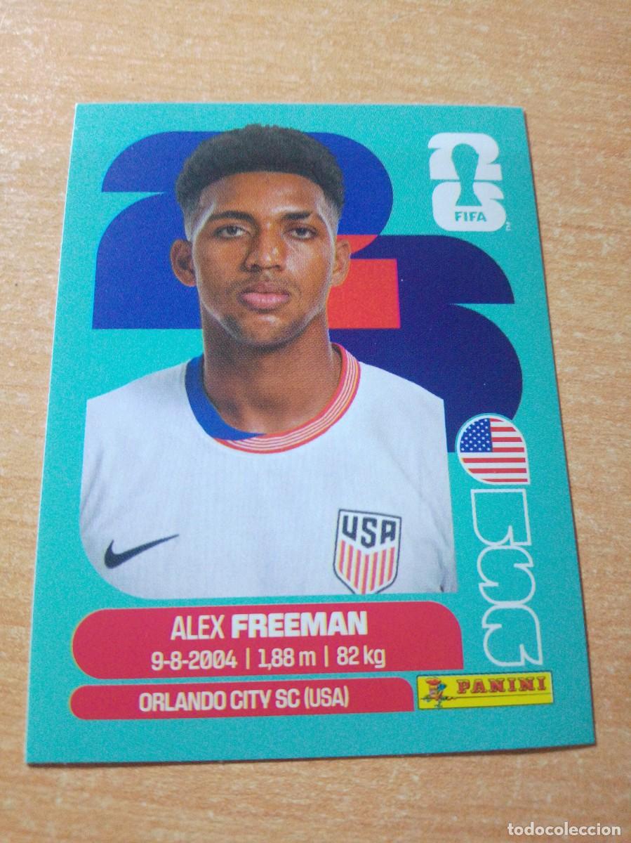 Cromos de f&uacute;tbol: FREEMAN ESTADOS UNIDOS USA 6 MUNDIAL FIFA WORLD CUP 2026 26 PANINI STICKERS NUEVO