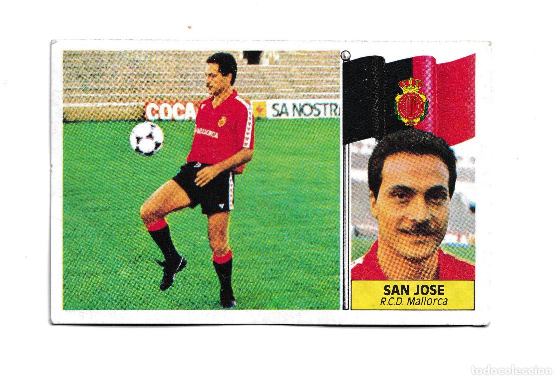 Cromos de Futebol: Cromo f&uacute;tbol San Jos&eacute; Mallorca 1986 1987 Ediciones Este &Uacute;ltimos Fichajes