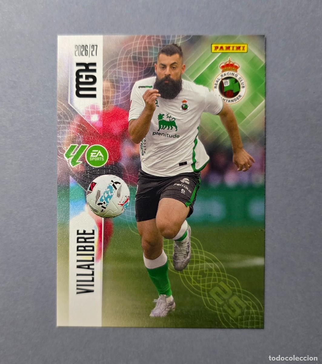 Football Stickers: 287 VILLALIBRE - RACING SANTANDER - MEGACRACKS 2026-27 - MGK 26/27 (NUEVO)