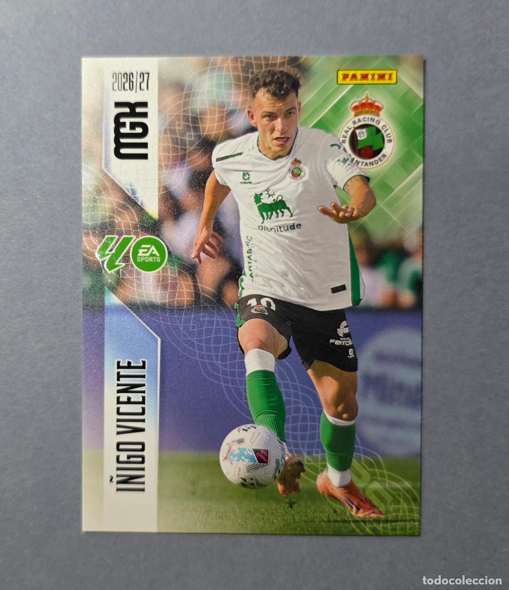 Football Stickers: 288 &Iacute;&Ntilde;IGO VICENTE - RACING SANTANDER - MEGACRACKS 2026-27 - MGK 26/27 (NUEVO)