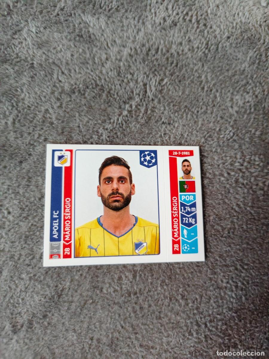 Football Stickers: 472 CHAMPIONS LEAGUE 2014 15 M&Aacute;RIO S&Eacute;RGIO APOEL FC STICKER PANINI 14 2015 UCL AAM