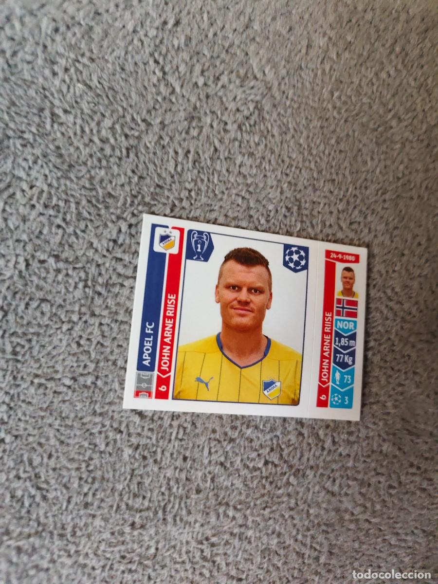 Football Stickers: 475 CHAMPIONS LEAGUE 2014 15 JOHN ARNE RIISE APOEL FC STICKER PANINI 14 2015 UCL AAM