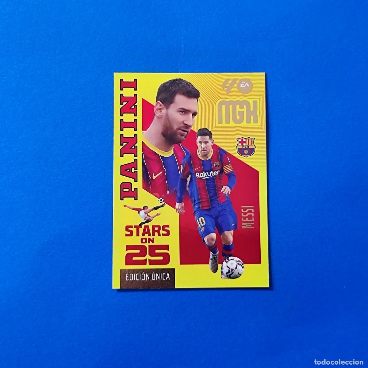 Football Stickers: Megacracks 2026 2027 / 26 27 Messi STARS ON 25 Edici&oacute;n &Uacute;nica Barcelona