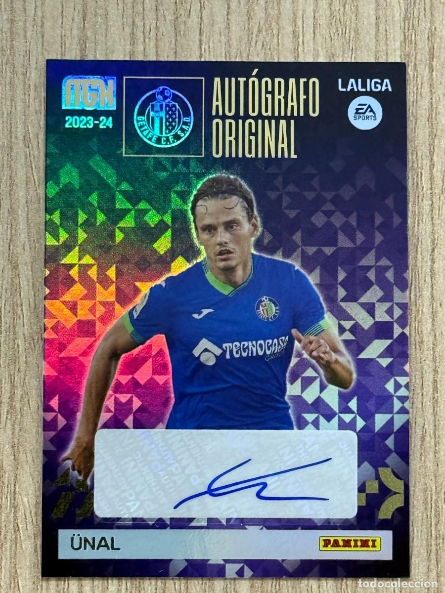 Football Stickers: AUTOGRAFO ORIGINAL UNAL (GETAFE) NUEVO DE SOBRE LA LIGA TEMPORADA 2023 2024 23 24 MGK
