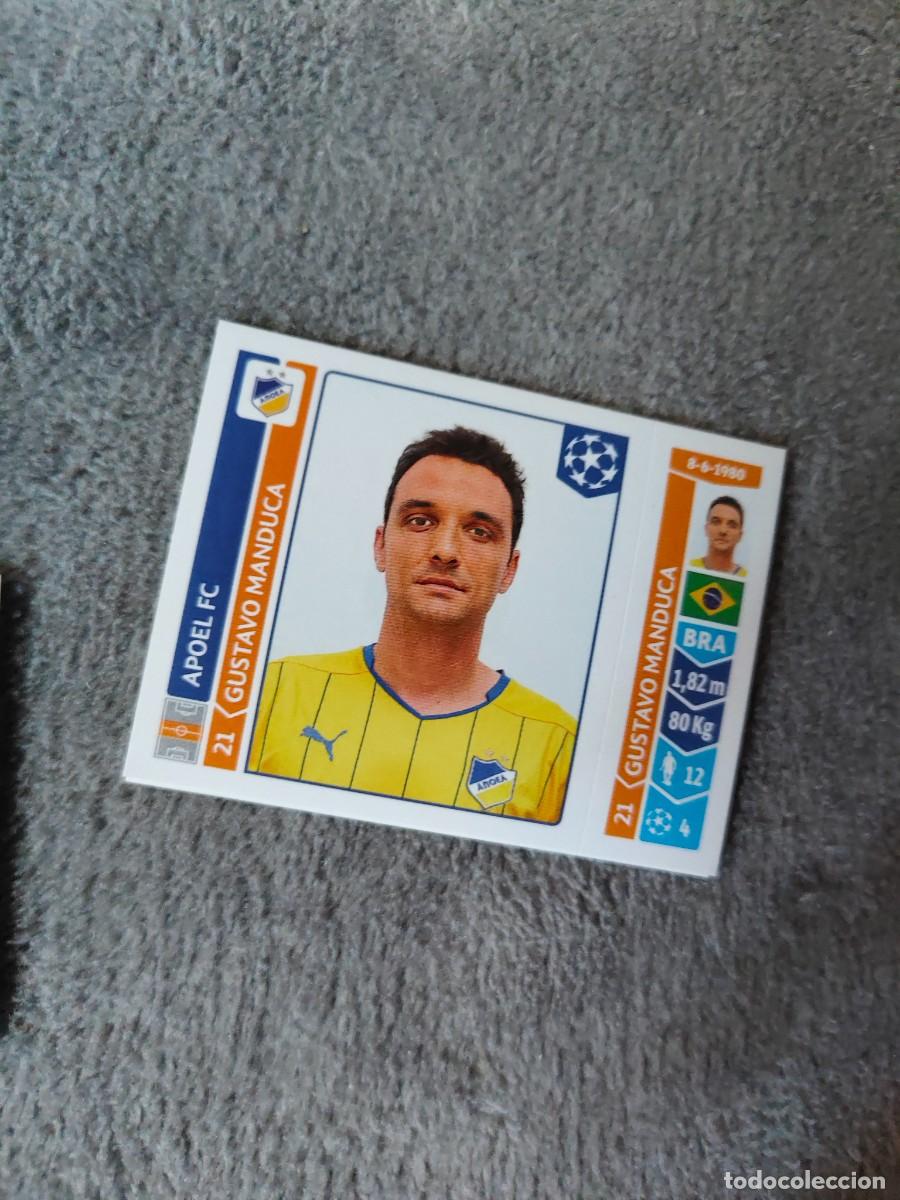 Fu&szlig;ball-Sticker: 487 CHAMPIONS LEAGUE 2014 15 GUSTAVO MANDUCA APOEL FC STICKER PANINI 14 2015 UCL AAM