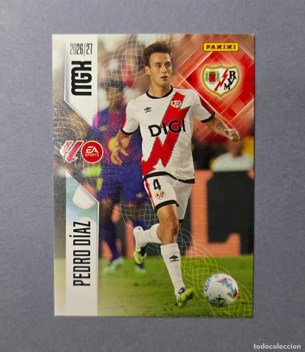 Fu&szlig;ball-Sticker: 298 PEDRO D&Iacute;AZ - RAYO VALLECANO - MEGACRACKS 2026-27 - MGK 26/27 (NUEVO)