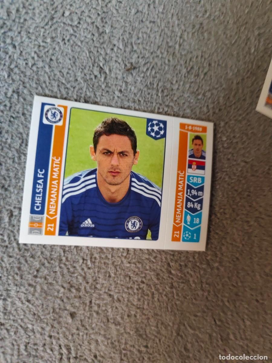 Fu&szlig;ball-Sticker: 494 CHAMPIONS LEAGUE 2014 15 NEMANJA MATIĆ CHELSEA FC STICKER PANINI 14 2015 UCL AAM