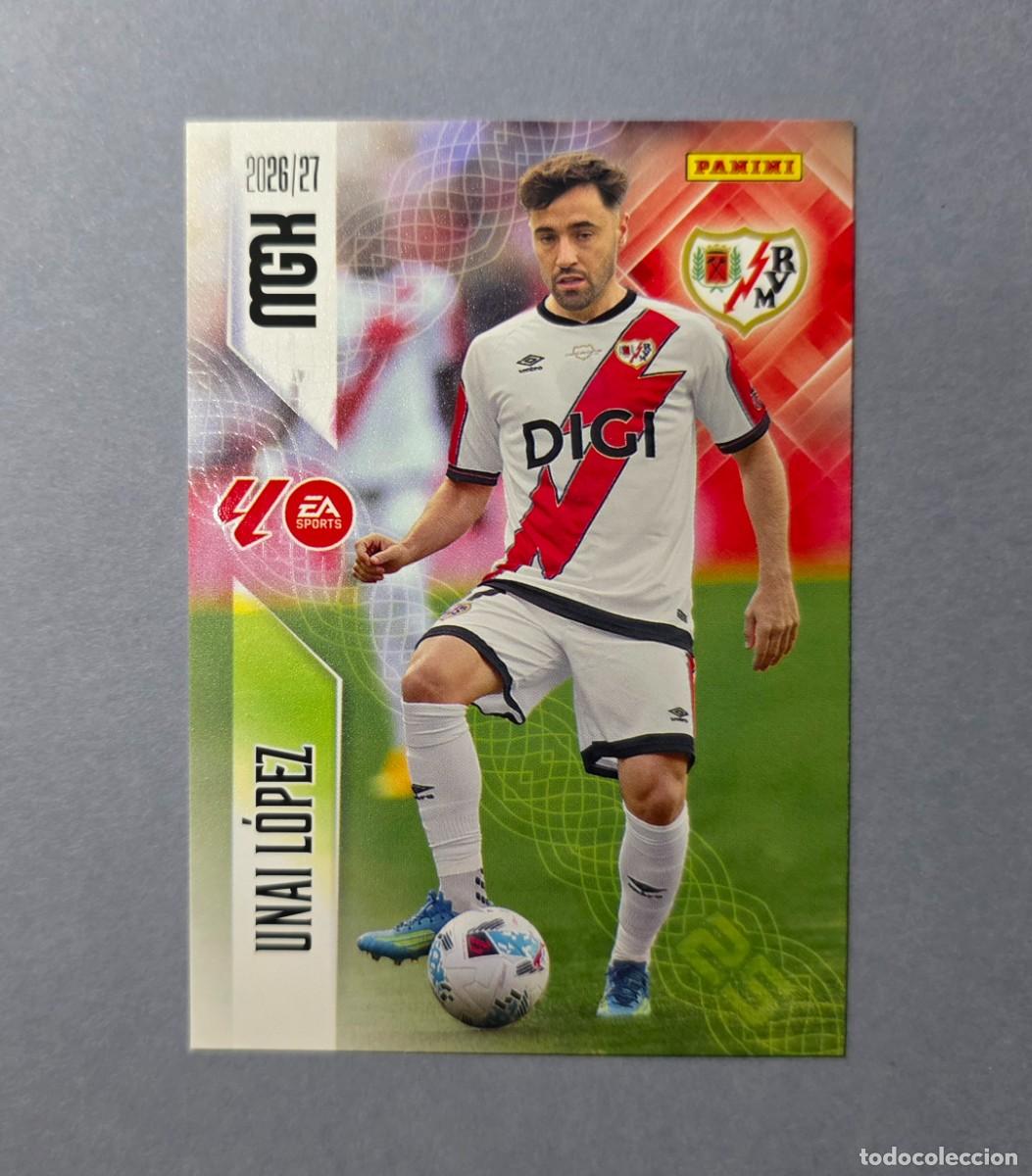 Fu&szlig;ball-Sticker: 301 UNAI L&Oacute;PEZ - RAYO VALLECANO - MEGACRACKS 2026-27 - MGK 26/27 (NUEVO)