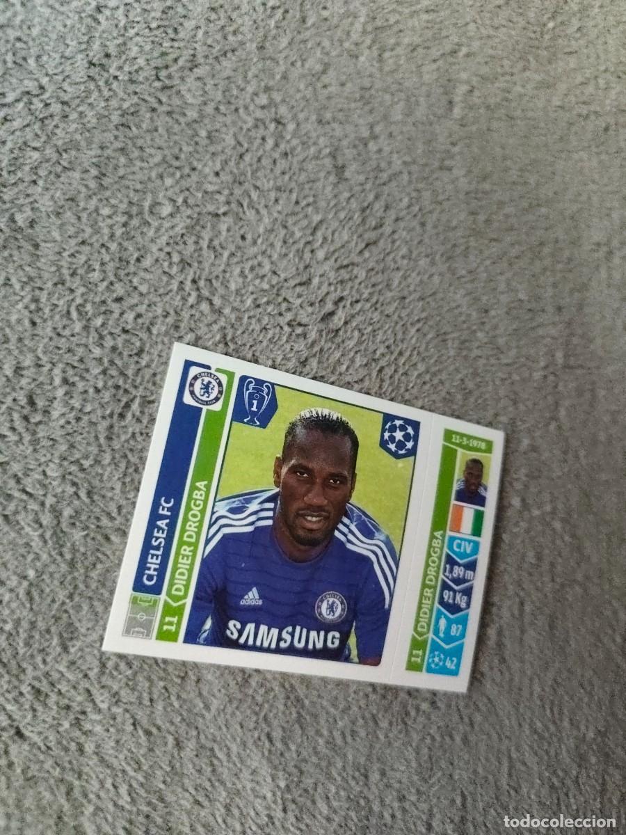 Fu&szlig;ball-Sticker: 506 CHAMPIONS LEAGUE 2014 15 DIDIER DROGBA CHELSEA FC STICKER PANINI 14 2015 UCL AAM