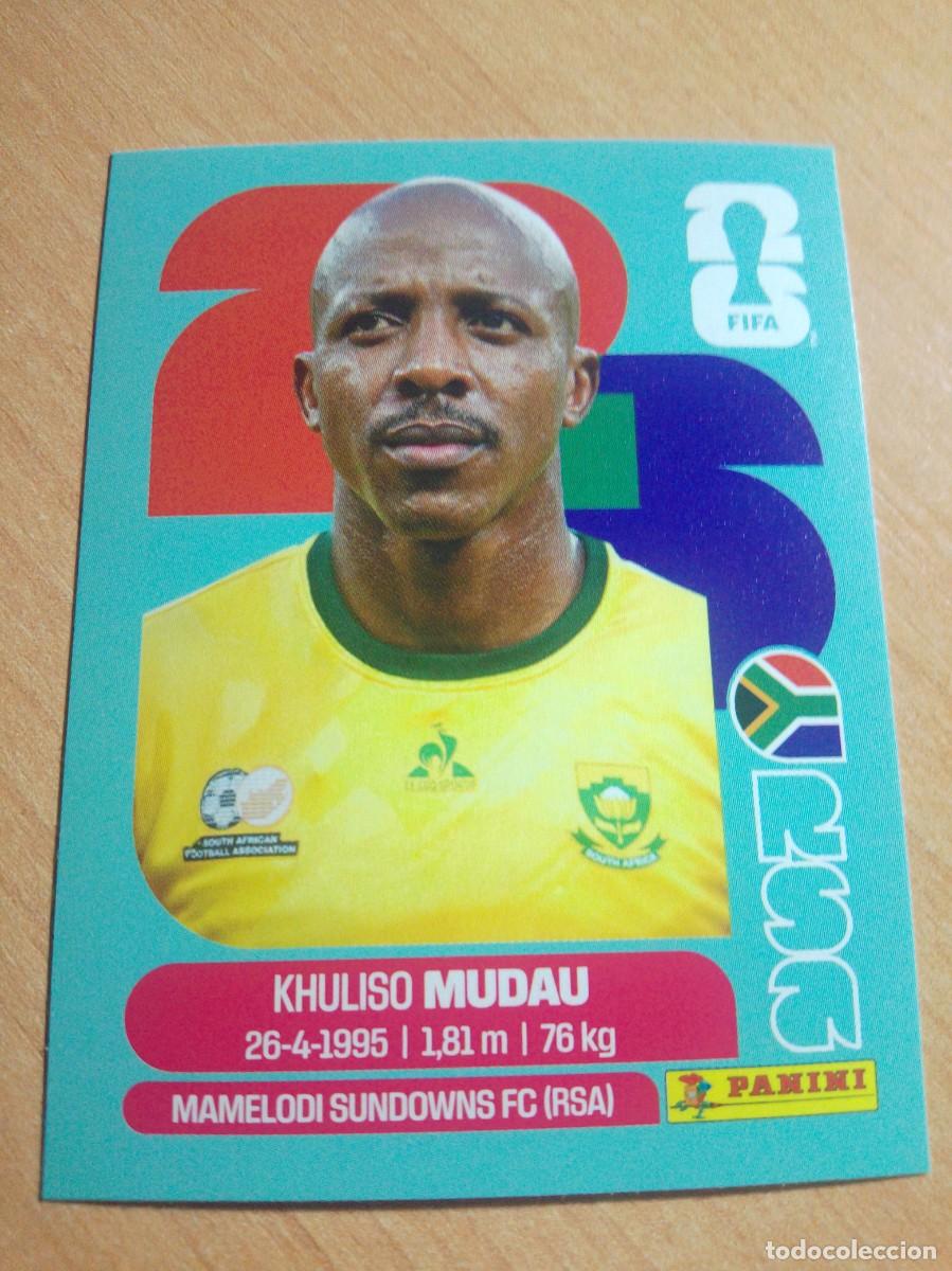 Cromos de f&uacute;tbol: RSA 9 MUDAU SUDAFRICA MUNDIAL FIFA WORLD CUP 2026 26 PANINI STICKERS NUEVO