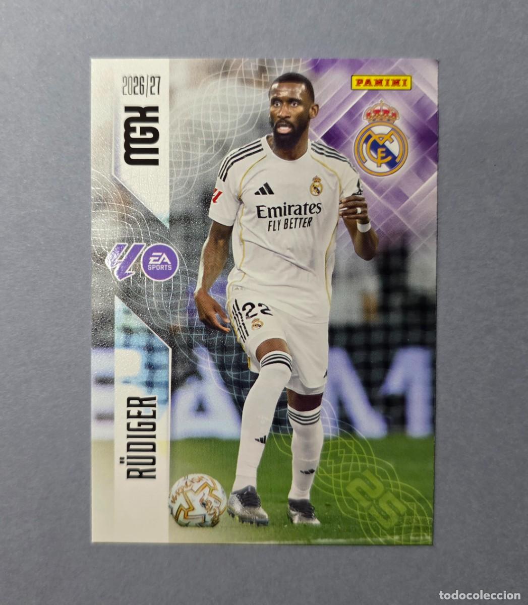 Cromos de f&uacute;tbol: 223 RUDIGER - REAL MADRID - MEGACRACKS 2026-27 - MGK 26/27 (NUEVO)