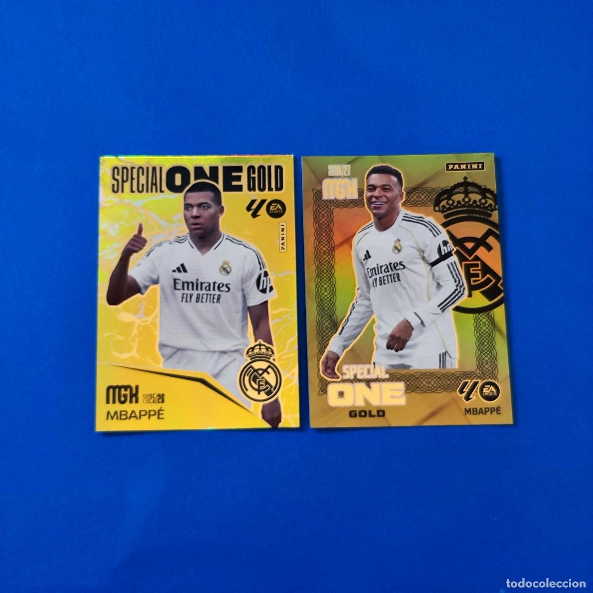 Football Stickers: Megacracks 2025 2026 / 25 26 - 2026 2027 / 26 27 Mbappe Special One Gold Real Madrid