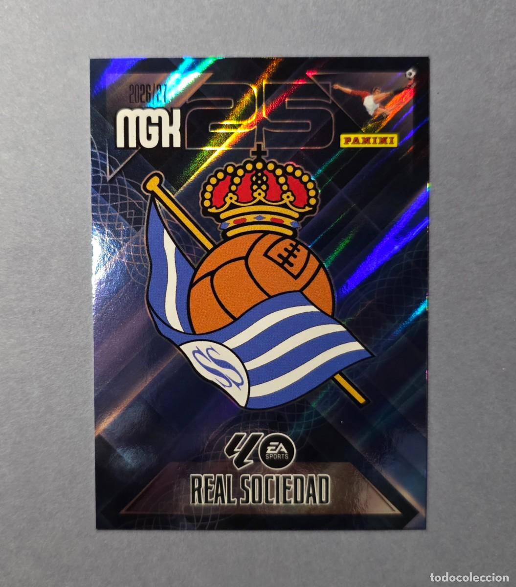 Football Stickers: 307 ESCUDO - REAL SOCIEDAD - MEGACRACKS 2026-27 - MGK 26/27 (NUEVO)