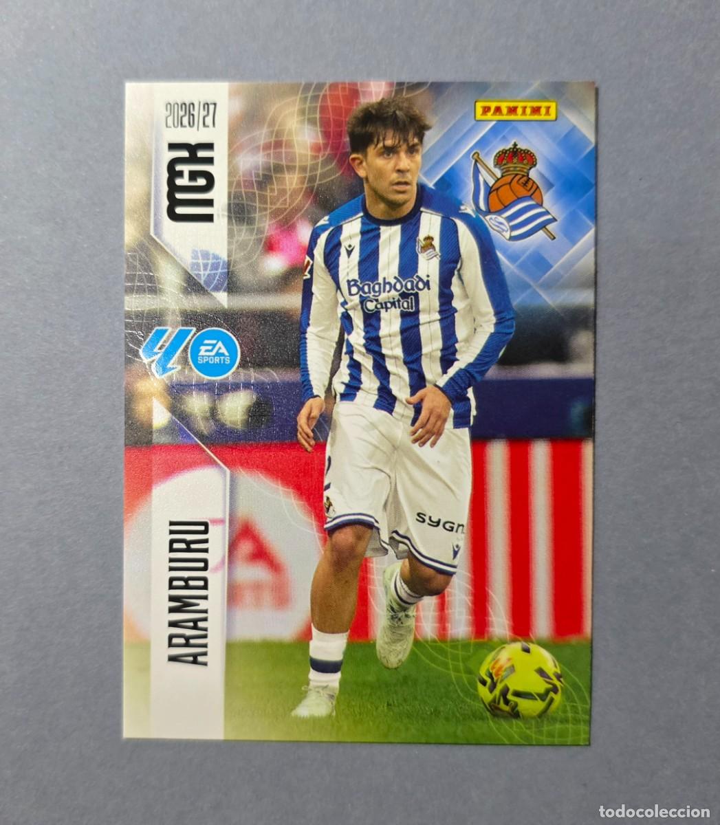 Cromos de f&uacute;tbol: 310 ARAMBURU - REAL SOCIEDAD - MEGACRACKS 2026-27 - MGK 26/27 (NUEVO)