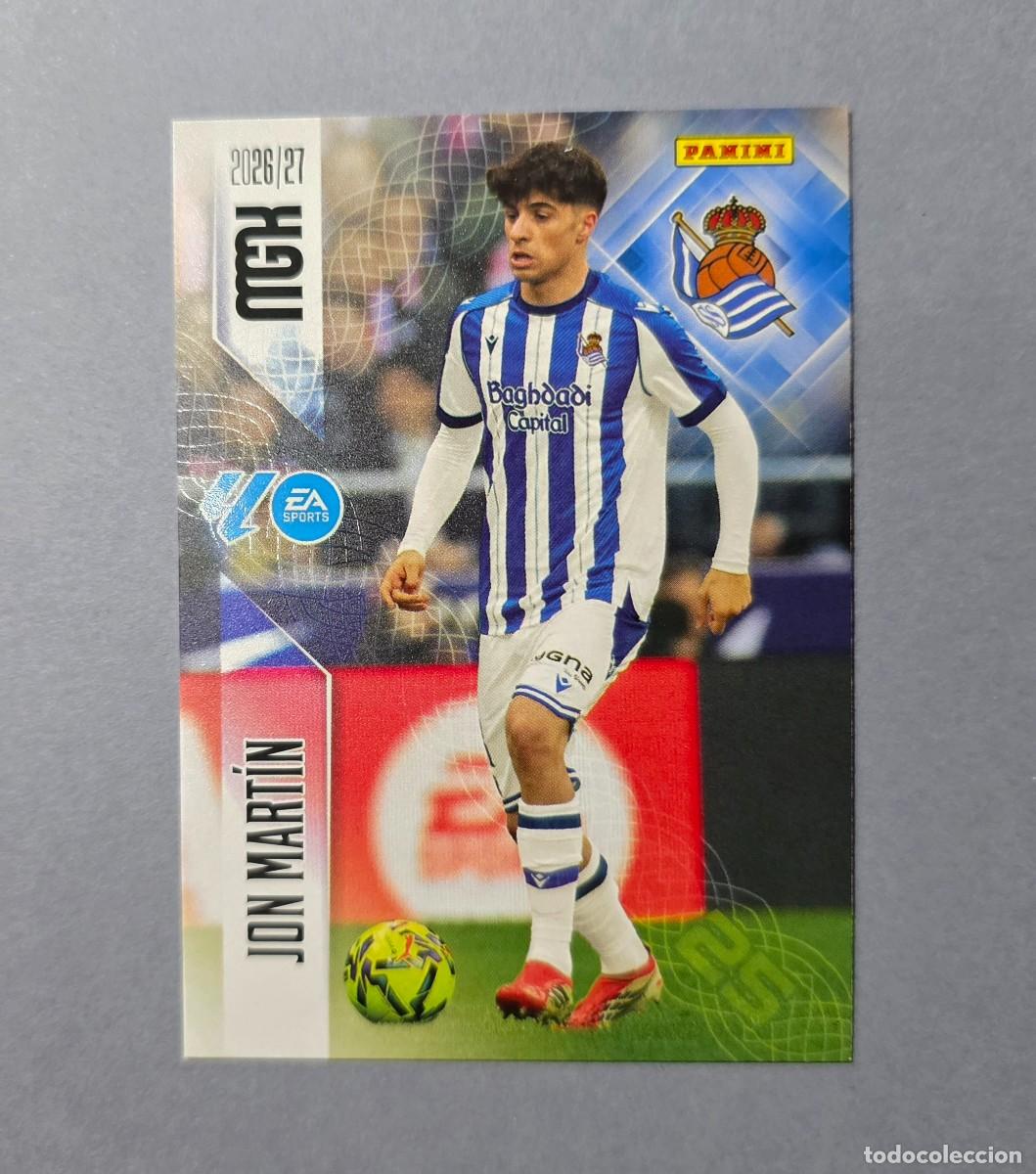 Cromos de f&uacute;tbol: 311 JON MART&Iacute;N - REAL SOCIEDAD - MEGACRACKS 2026-27 - MGK 26/27 (NUEVO)
