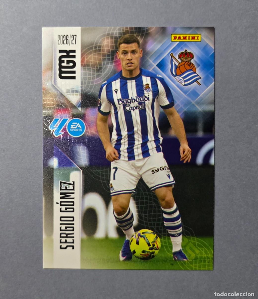 Football Stickers: 313 SERGIO G&Oacute;MEZ - REAL SOCIEDAD - MEGACRACKS 2026-27 - MGK 26/27 (NUEVO)