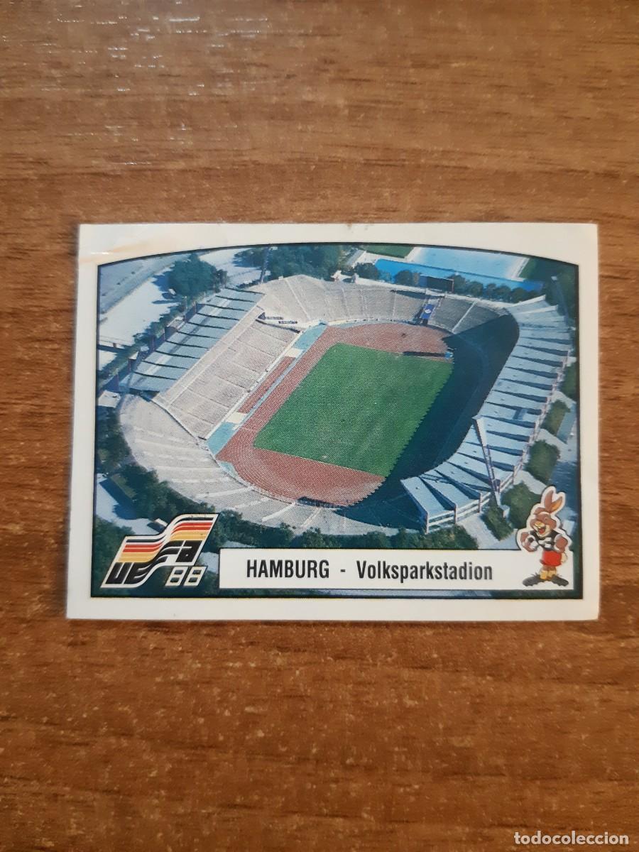 Football Stickers: N&deg;30 HAMBURG - VOLKSPARKSTADION EURO 88 PANINI EUROCOPA ALEMANIA 1988. NUNCA PEGADO