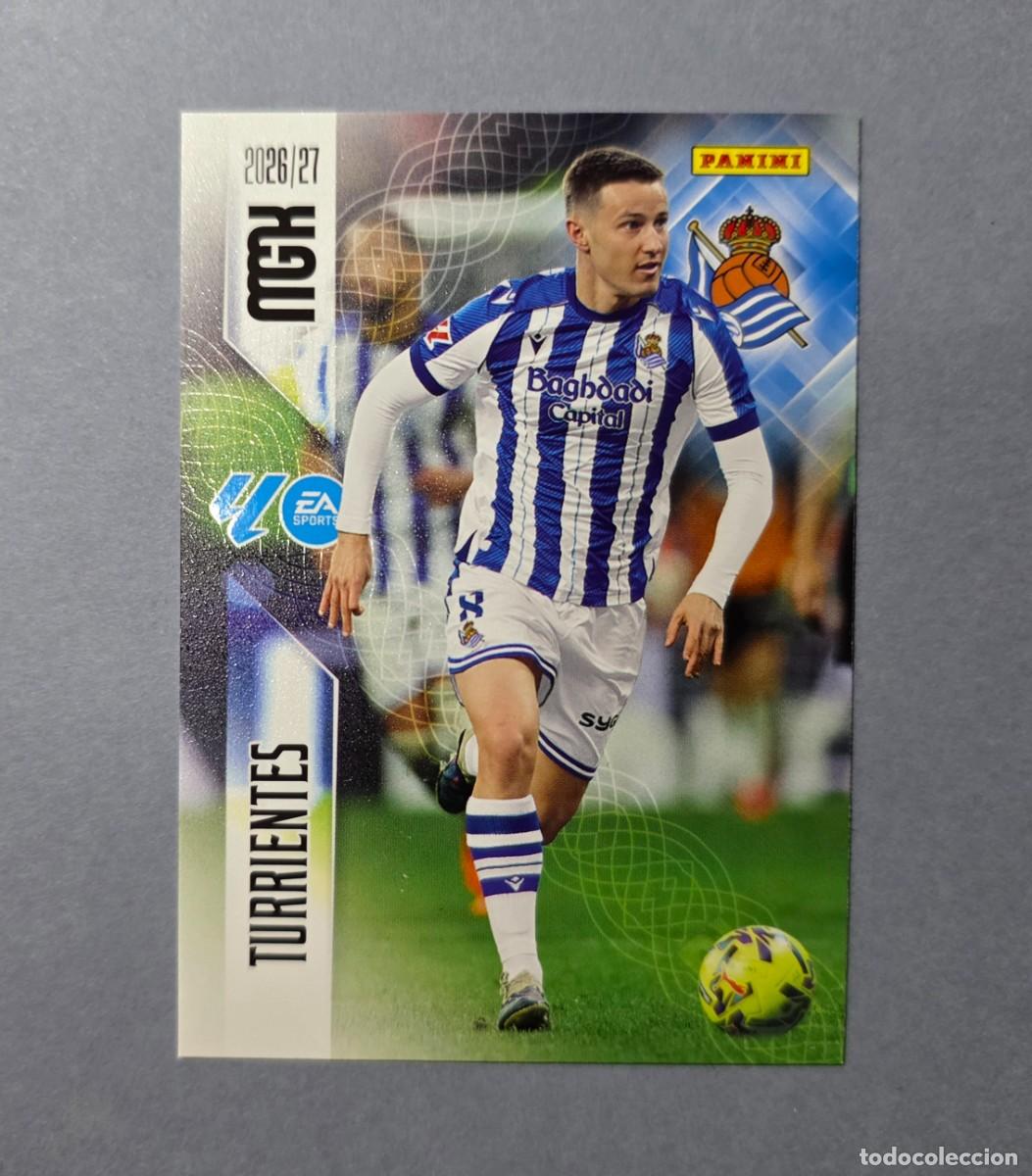 Football Stickers: 316 TURRIENTES - REAL SOCIEDAD - MEGACRACKS 2026-27 - MGK 26/27 (NUEVO)