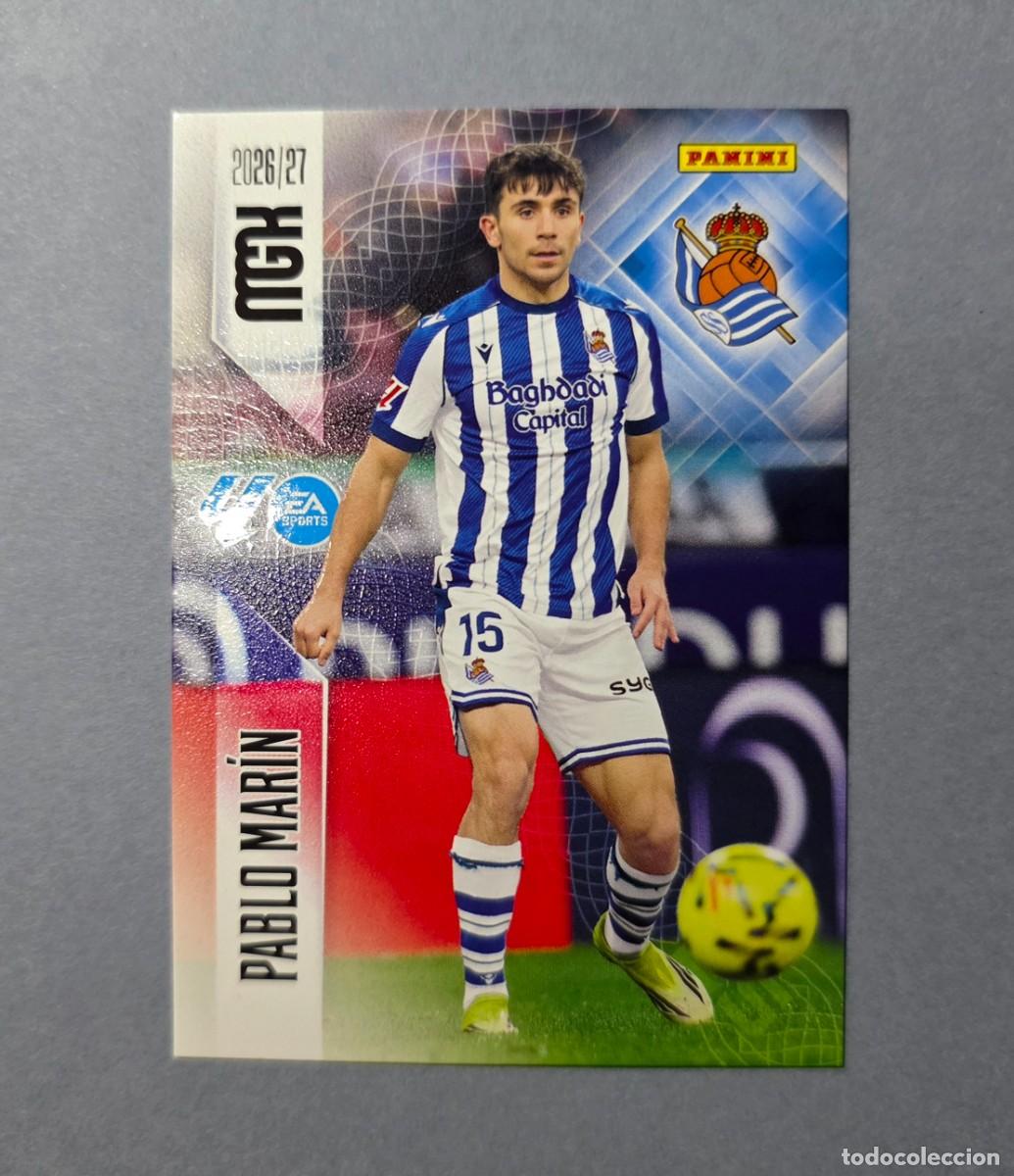 Cromos de f&uacute;tbol: 317 PABLO MAR&Iacute;N - REAL SOCIEDAD - MEGACRACKS 2026-27 - MGK 26/27 (NUEVO)