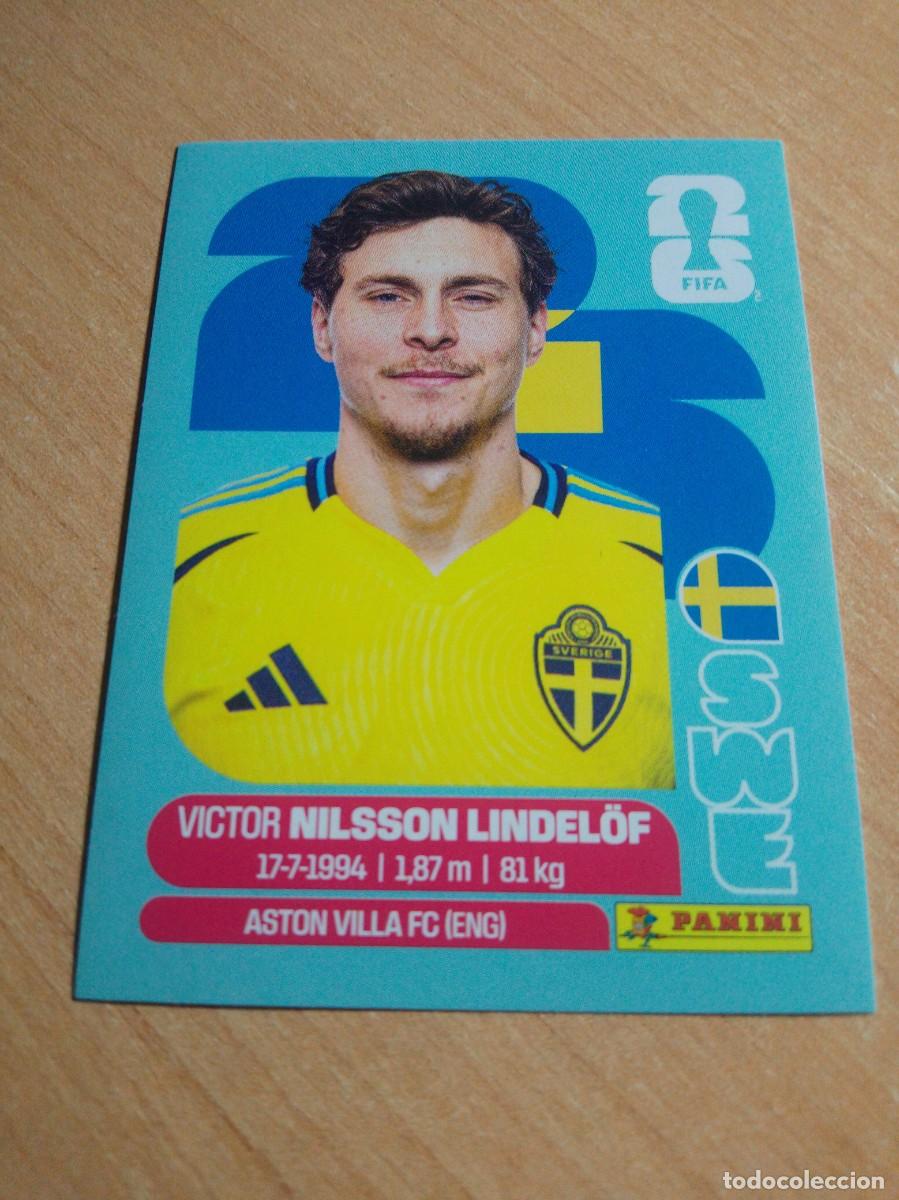 Cromos de f&uacute;tbol: NILSSON LINDEL&Ouml;F SUECIA SWE 6 MUNDIAL FIFA WORLD CUP 2026 26 PANINI STICKERS NUEVO
