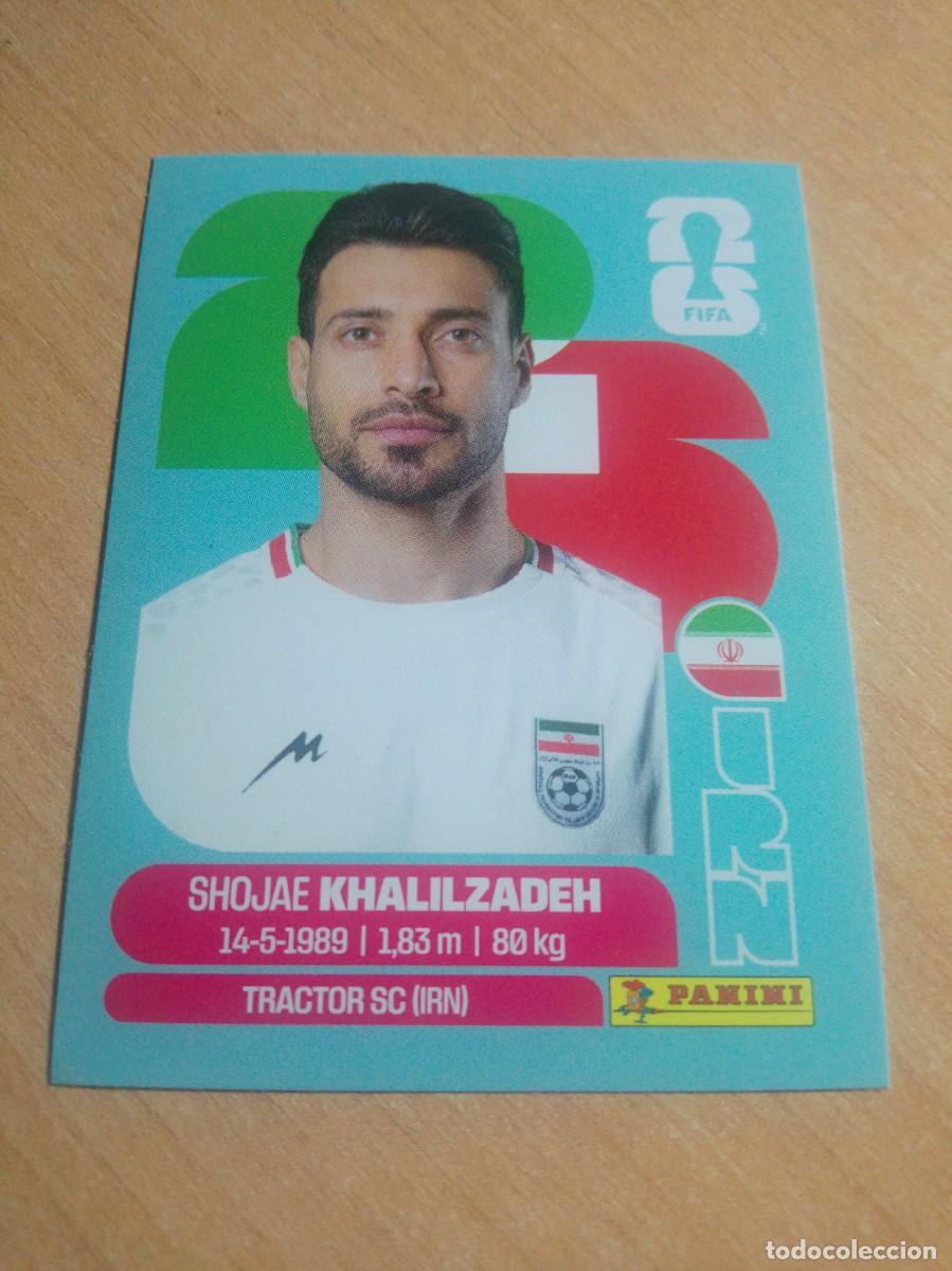 Cromos de f&uacute;tbol: KHALILZADEH IR&Aacute;N IRN 6 MUNDIAL FIFA WORLD CUP 2026 26 PANINI STICKERS NUEVO