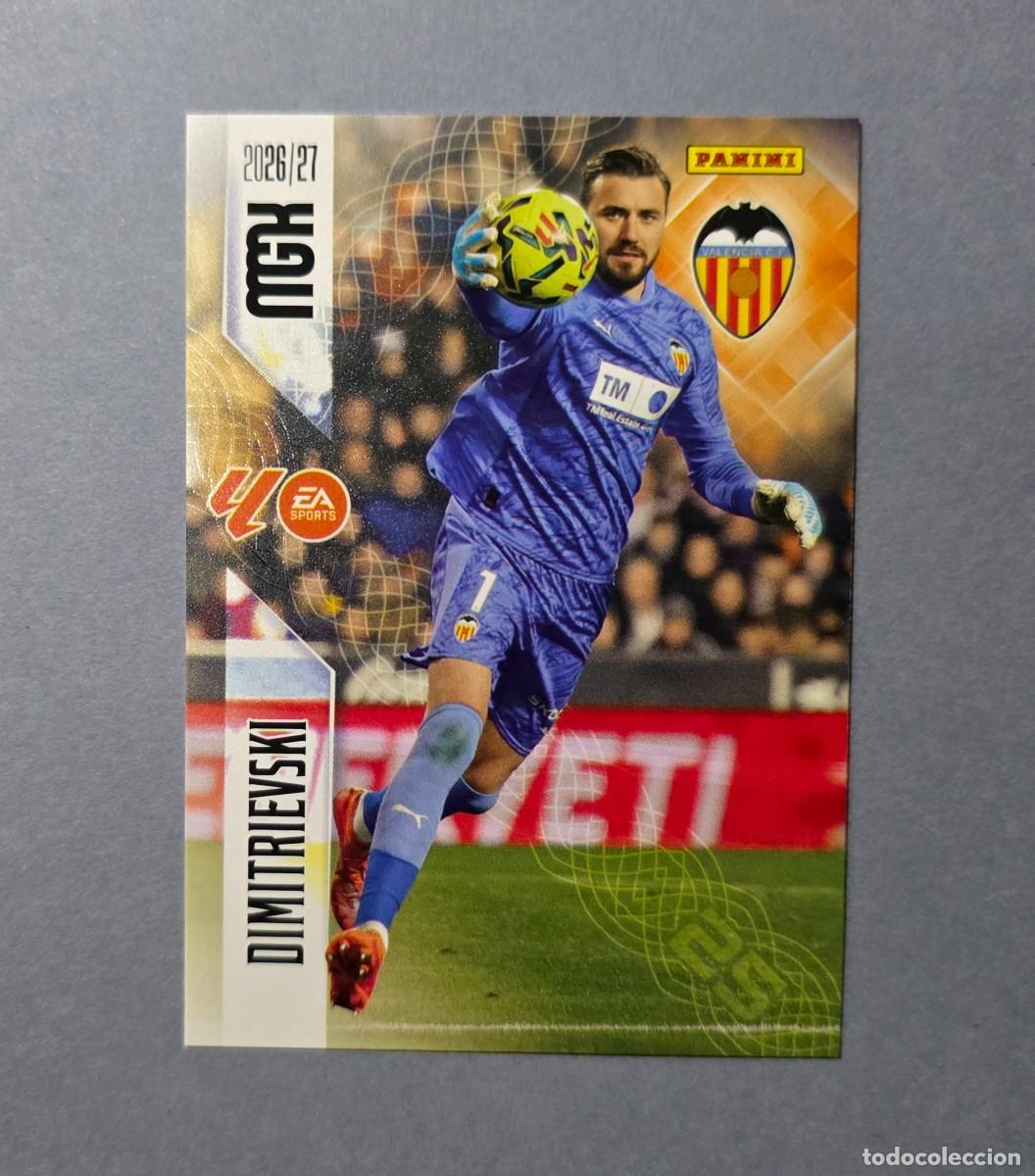 Cromos de f&uacute;tbol: 344 DIMITRIEVSKI - VALENCIA - MEGACRACKS 2026-27 - MGK 26/27 (NUEVO)