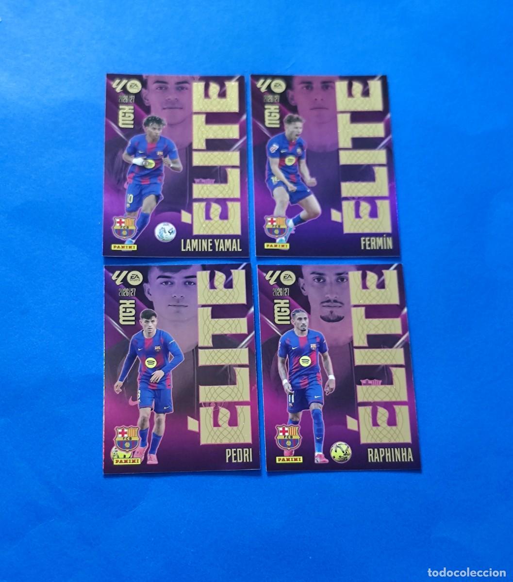 Cromos de f&uacute;tbol: Megacracks 2026 2027 / 26 27 &Eacute;lite Lamine Yamal Pedri Raphinha Ferm&iacute;n Barcelona