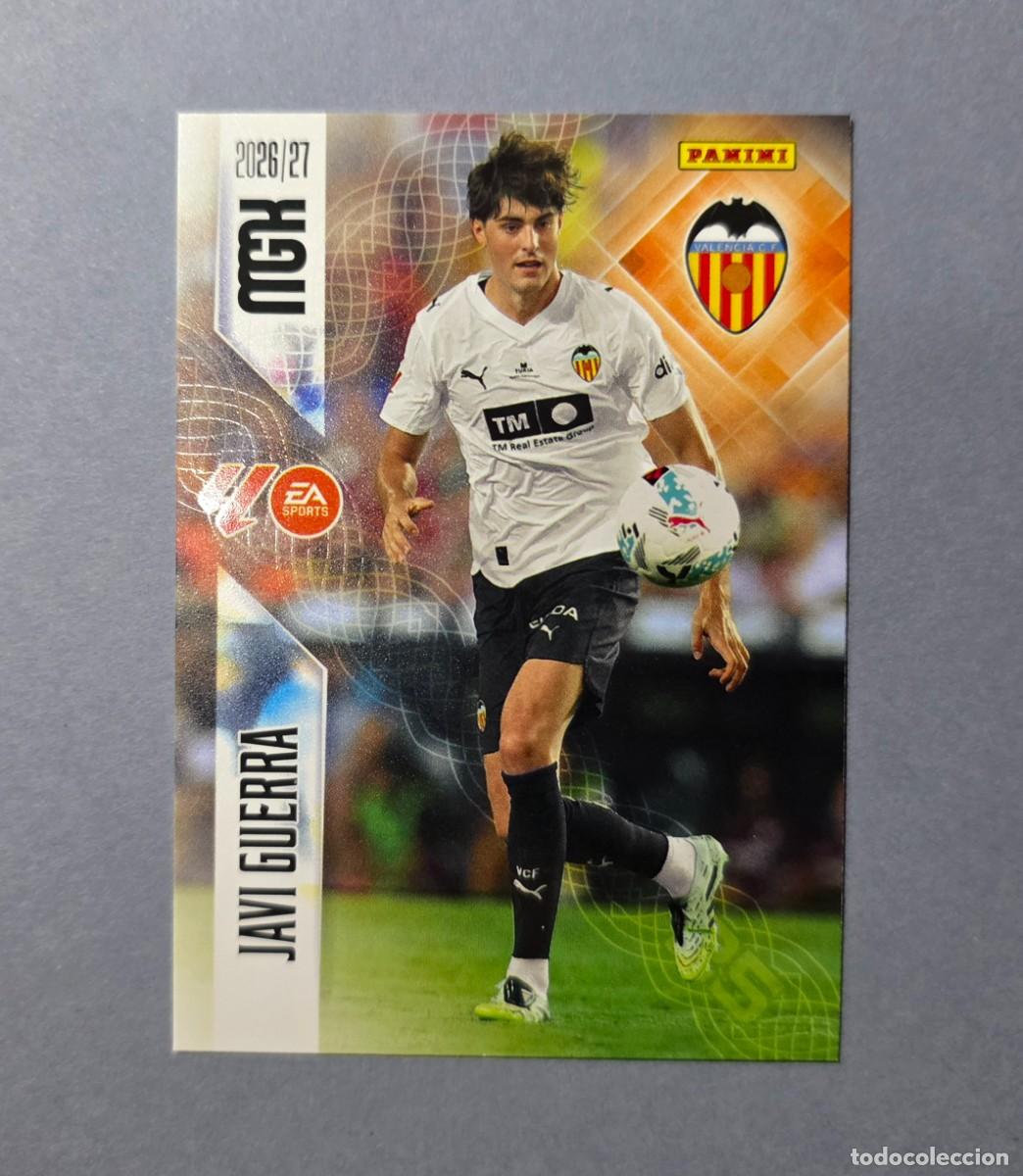 Cromos de f&uacute;tbol: 354 JAVI GUERRA - VALENCIA - MEGACRACKS 2026-27 - MGK 26/27 (NUEVO)