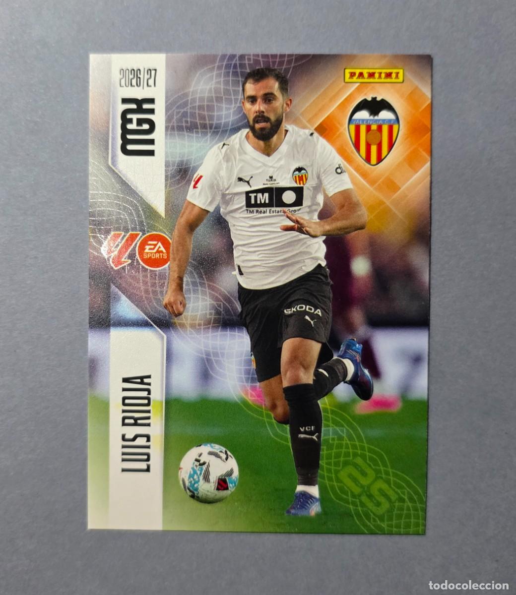 Cromos de f&uacute;tbol: 355 LUIS RIOJA - VALENCIA - MEGACRACKS 2026-27 - MGK 26/27 (NUEVO)