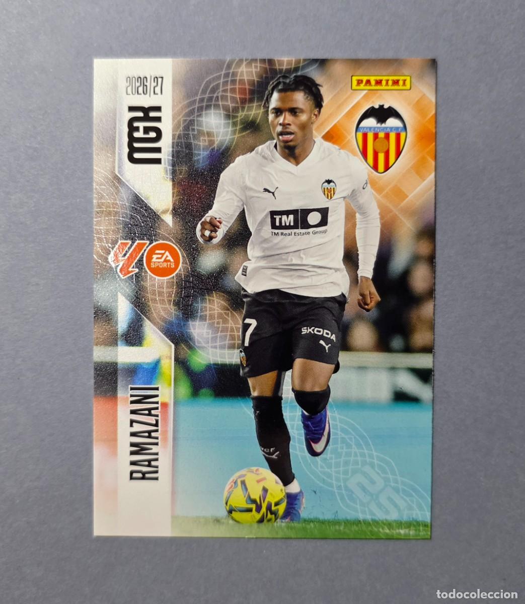 Cromos de f&uacute;tbol: 357 RAMAZANI - VALENCIA - MEGACRACKS 2026-27 - MGK 26/27 (NUEVO)