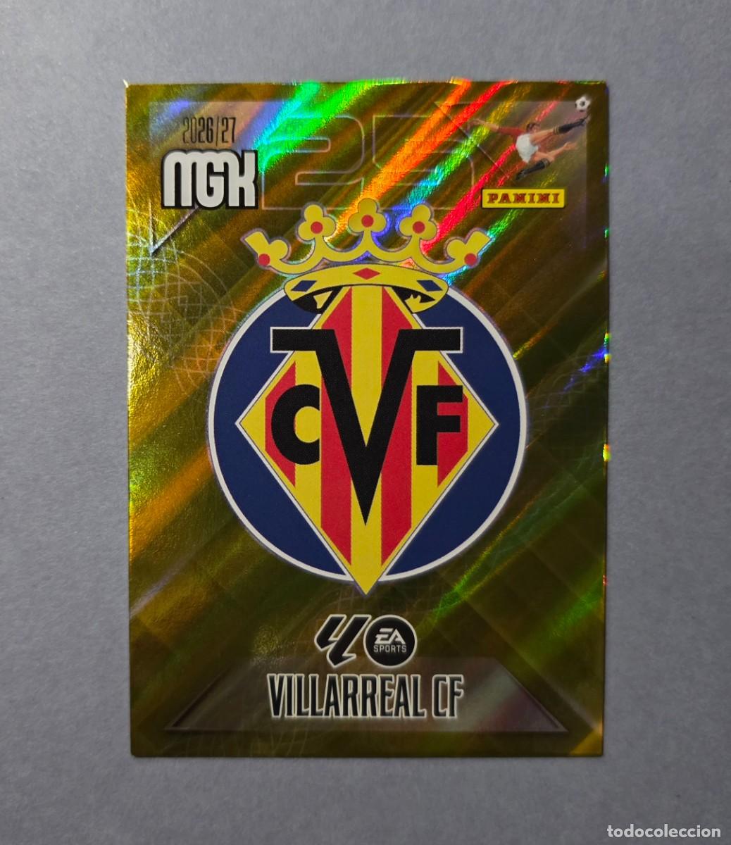 Cromos de f&uacute;tbol: 361 ESCUDO - VILLARREAL - MEGACRACKS 2026-27 - MGK 26/27 (NUEVO)