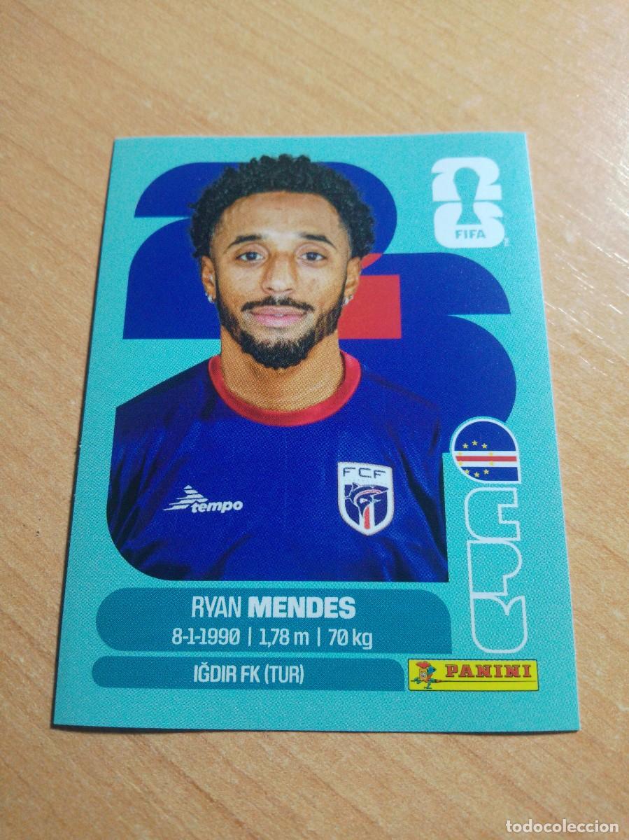 Cromos de f&uacute;tbol: CPV 17 MENDES CABO VERDE MUNDIAL FIFA WORLD CUP 2026 26 PANINI STICKERS NUEVO