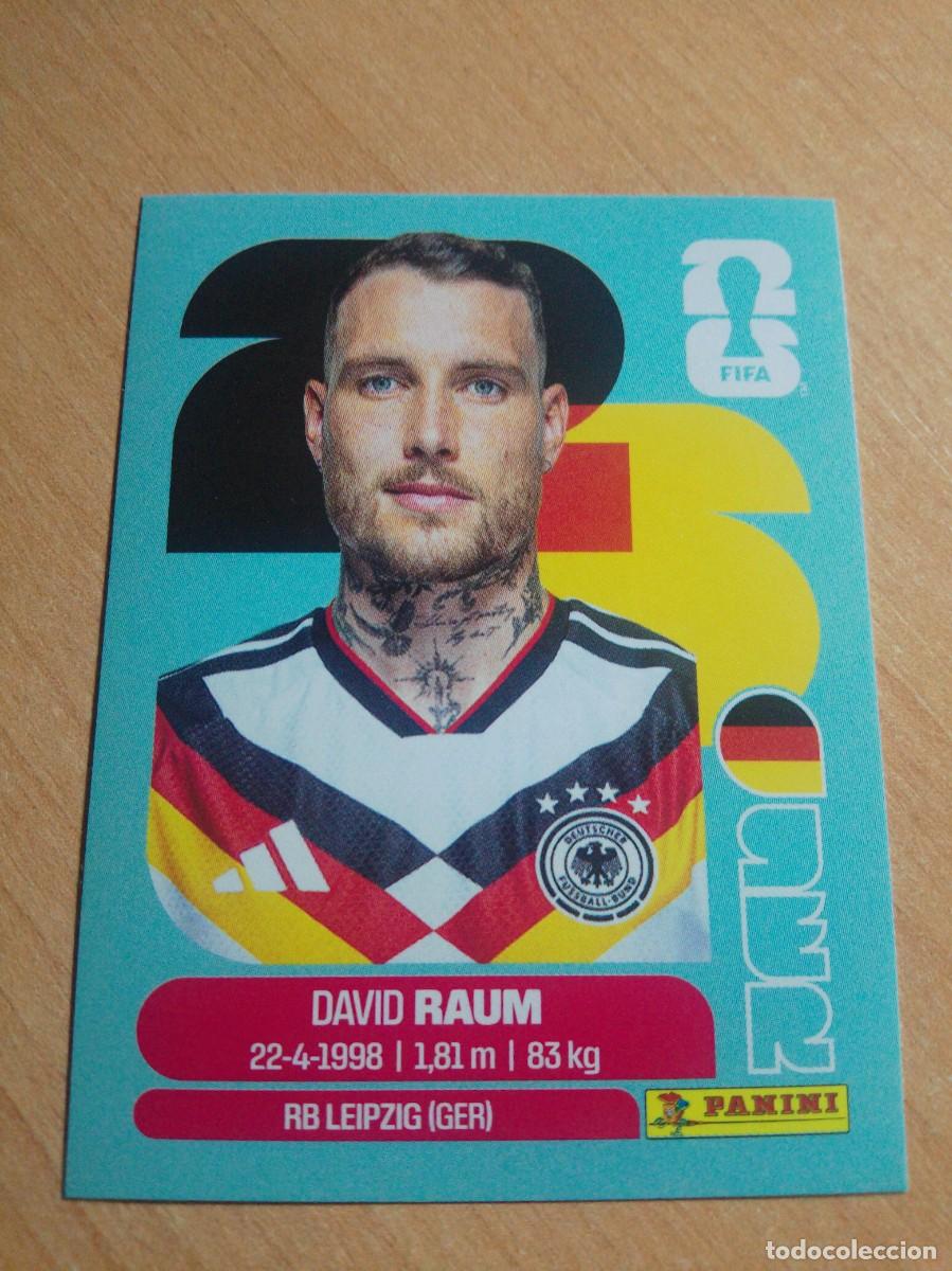Cromos de f&uacute;tbol: GER 4 DAVID RAUM ALEMANIA MUNDIAL FIFA WORLD CUP 2026 26 PANINI STICKERS NUEVO