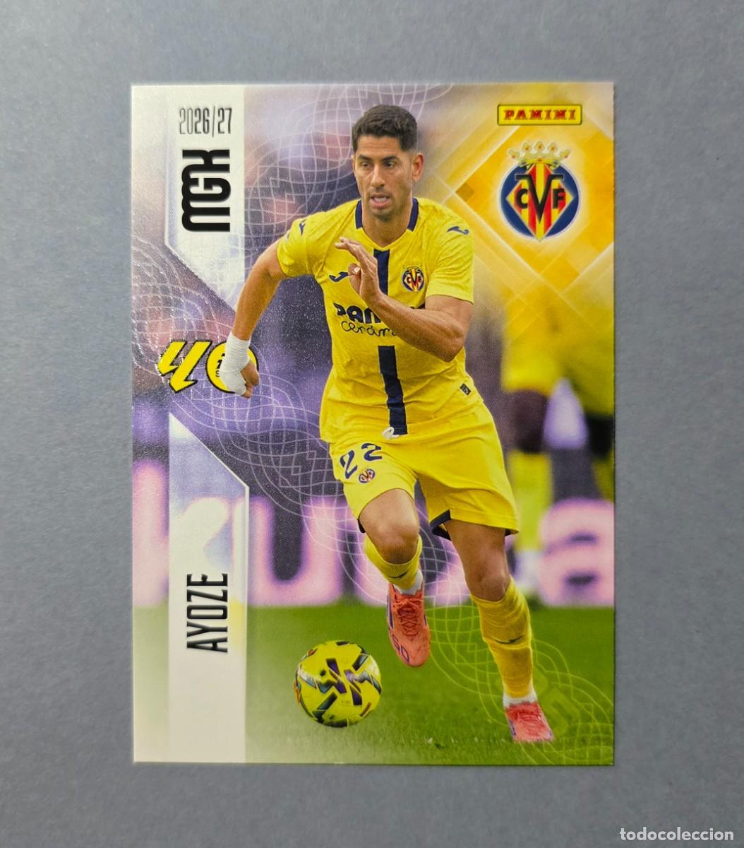 Cromos de f&uacute;tbol: 377 AYOZE - VILLARREAL - MEGACRACKS 2026-27 - MGK 26/27 (NUEVO)