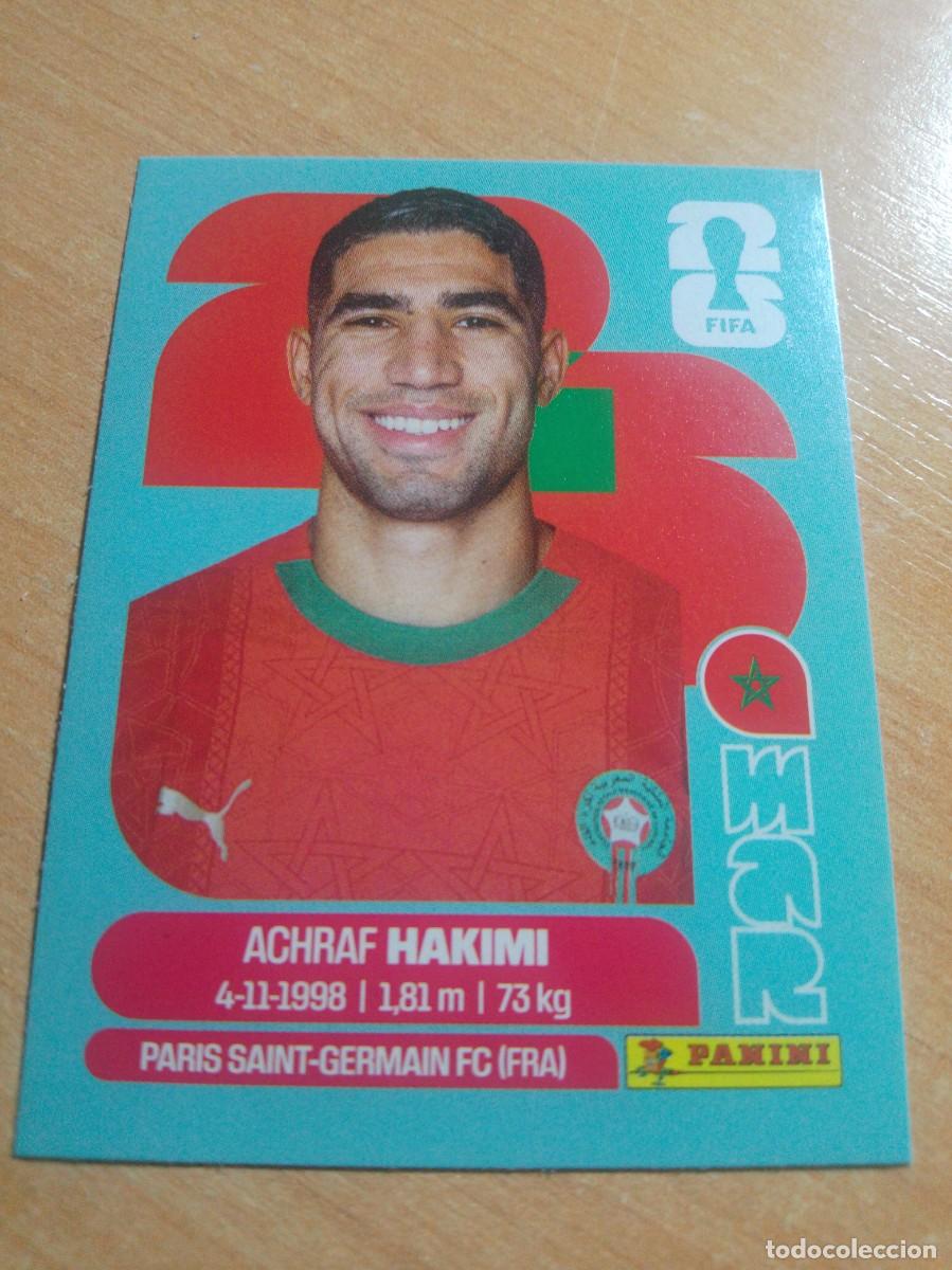 Cromos de f&uacute;tbol: MAR 4 ACHRAF HAKIMI MARRUECOS MUNDIAL FIFA WORLD CUP 2026 26 PANINI STICKERS NUEVO