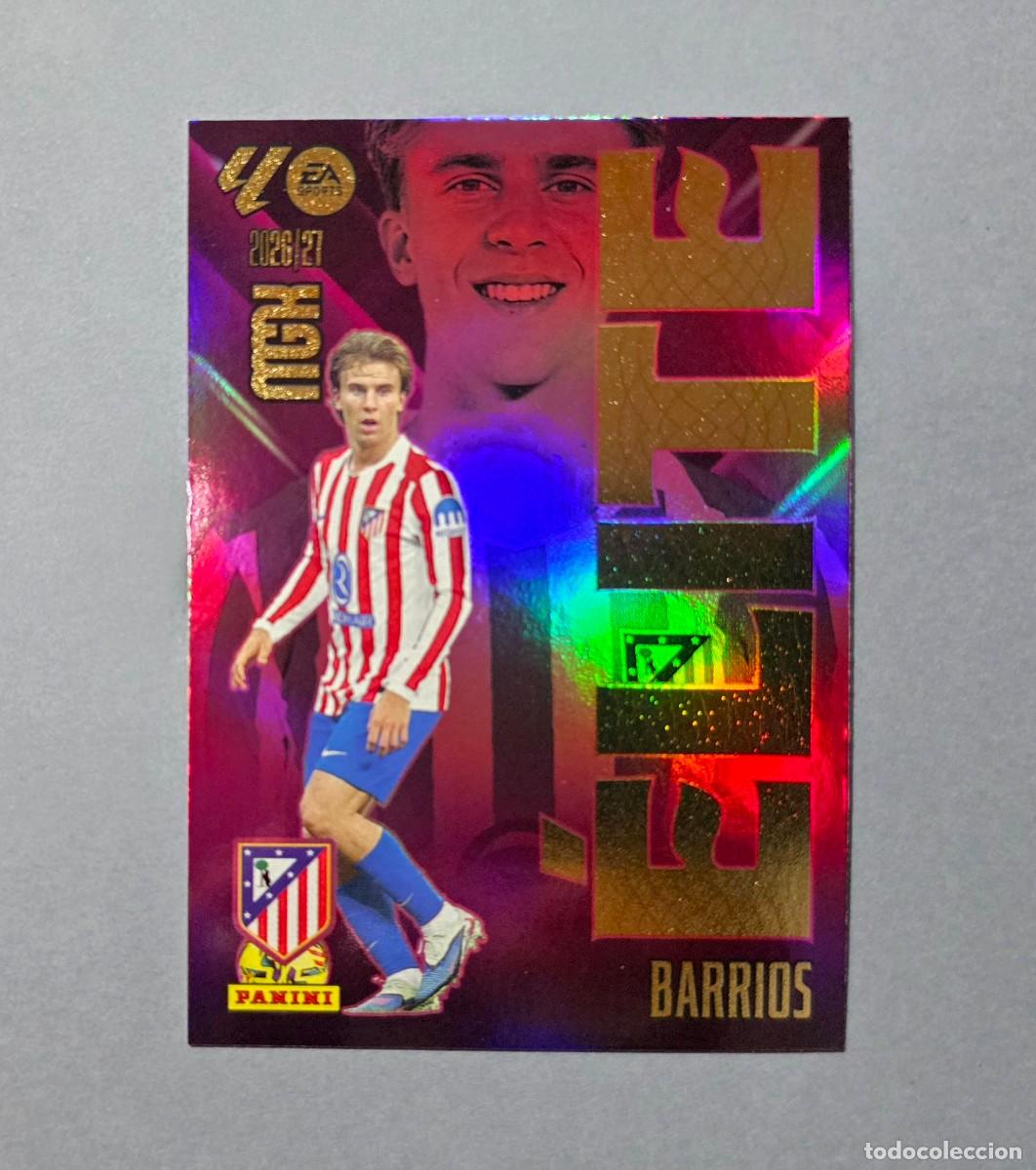 Cromos de f&uacute;tbol: 1 BARRIOS (&Eacute;LITE) - ATL&Eacute;TICO MADRID - MEGACRACKS 2026-27 - MGK 26/27 (NUEVO)