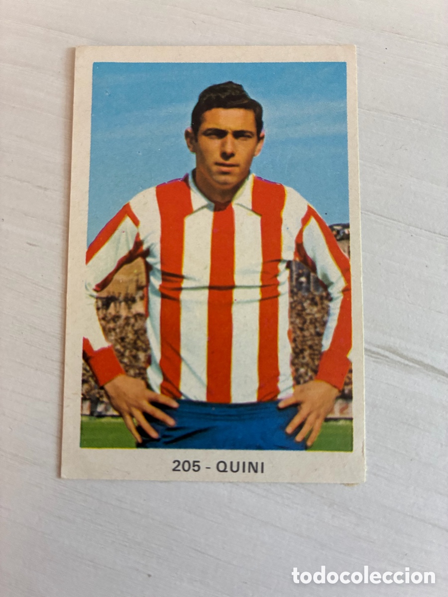 Cromos de f&uacute;tbol: 205 Quini Sporting Gij&oacute;n Ruiz romero 1970 1971 70 71
