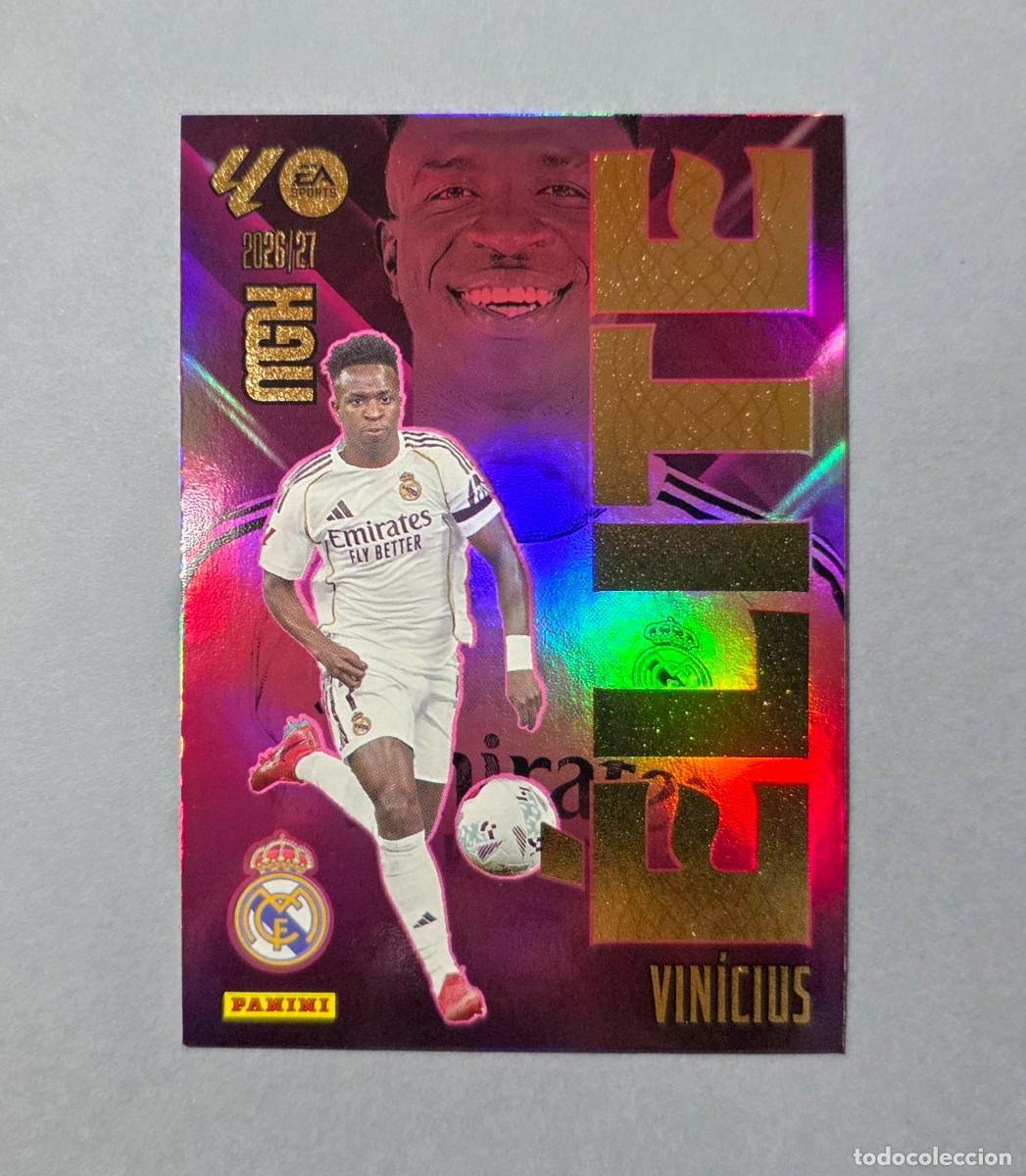 Cromos de f&uacute;tbol: 18 VIN&Iacute;CIUS (&Eacute;LITE) - REAL MADRID - MEGACRACKS 2026-27 - MGK 26/27 (NUEVO)