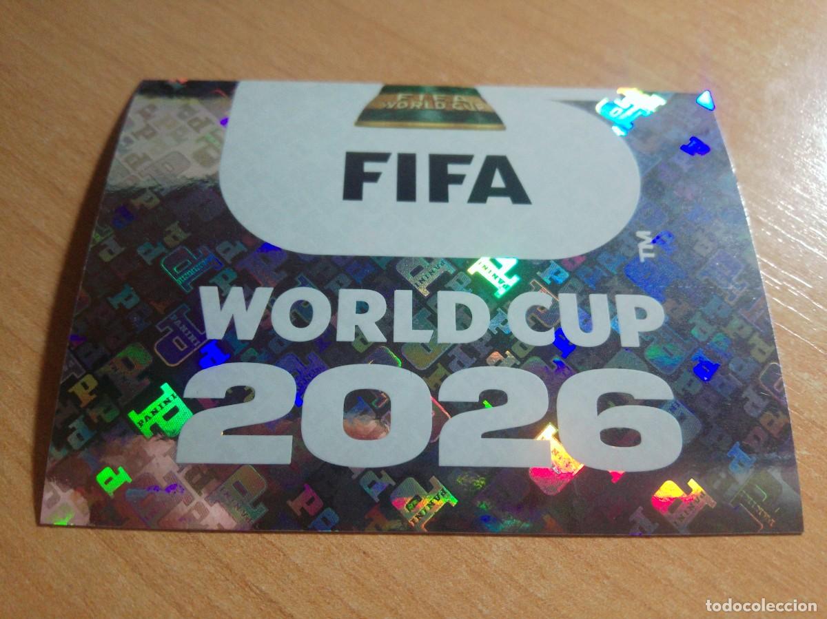 Cromos de f&uacute;tbol: FWC 2 TROFEO CROMO INFERIOR MUNDIAL FIFA WORLD CUP 2026 26 PANINI STICKERS NUEVO