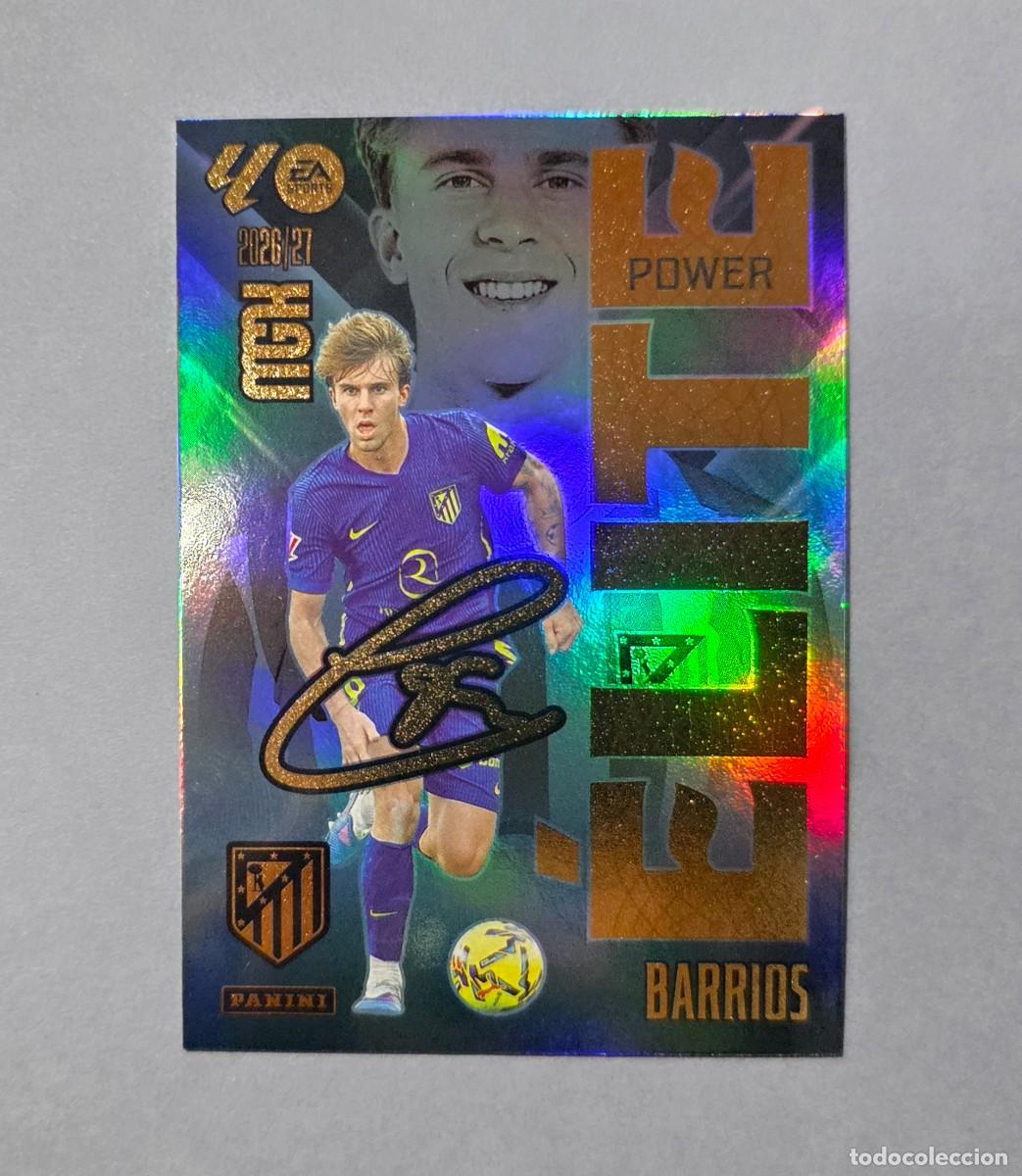 Cromos de f&uacute;tbol: 1P BARRIOS (&Eacute;LITE POWER) - ATL&Eacute;TICO MADRID - MEGACRACKS 2026-27 - MGK 26/27 (NUEVO)