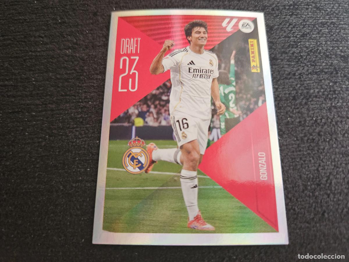 Cromos de f&uacute;tbol: LIGA ESTE 2026 2027 26 27 GONZALO REAL MADRID DRAFT 23 N&ordm; 9