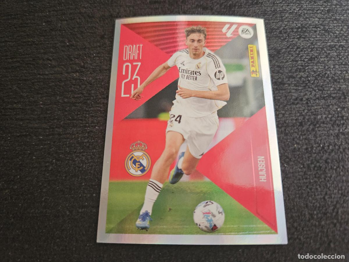 Cromos de f&uacute;tbol: LIGA ESTE 2026 2027 26 27 HUIJSEN REAL MADRID DRAFT 23 N&ordm; 10