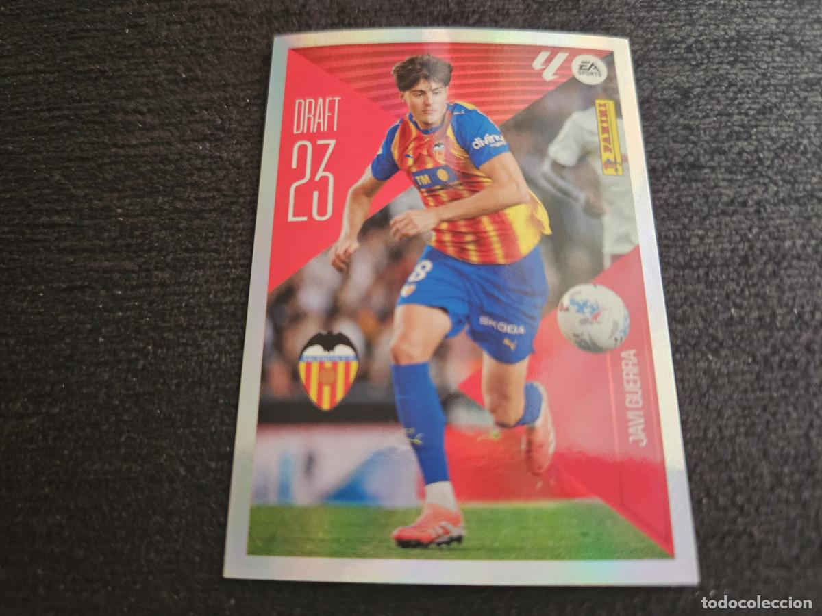 Cromos de f&uacute;tbol: LIGA ESTE 2026 2027 26 27 JAVI GUERRA VALENCIA DRAFT 23 N&ordm; 12