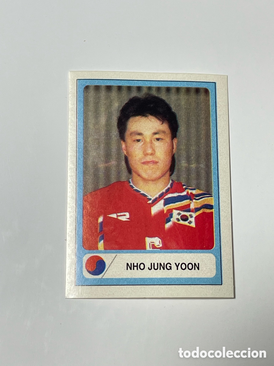 Cromos de f&uacute;tbol: Nho Jung Yoon Corea del Sur Ed. Estadio USA 94 #155