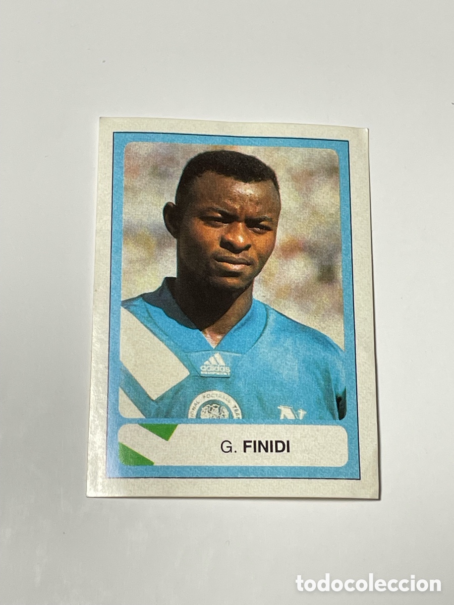 Cromos de f&uacute;tbol: George Finidi Nigeria Es. Estadio USA 94 #325