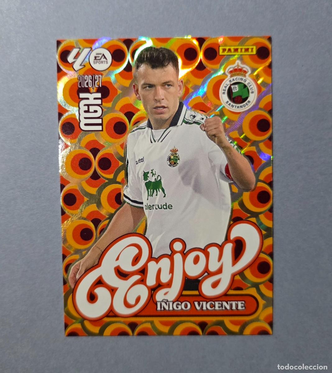 Cromos de f&uacute;tbol: 383 &Iacute;&Ntilde;IGO VICENTE (ENJOY) - RACING SANTANDER - MEGACRACKS 2026-27 - MGK 26/27 (NUEVO)