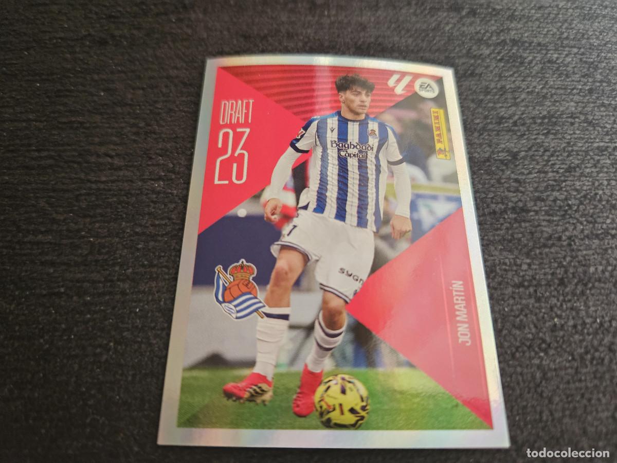 Cromos de f&uacute;tbol: LIGA ESTE 2026 2027 26 27 JON MART&Iacute;N REAL SOCIEDAD DRAFT 23 N&ordm; 13